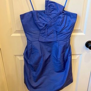 Jcrew blue cocktail dress